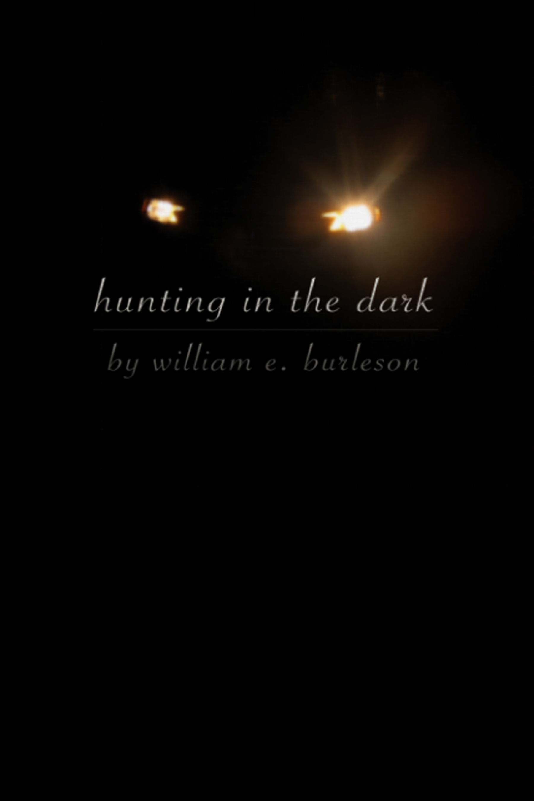 Hunting in the Dark by William Burleson, a flash novel from Bartleby Snopes Press